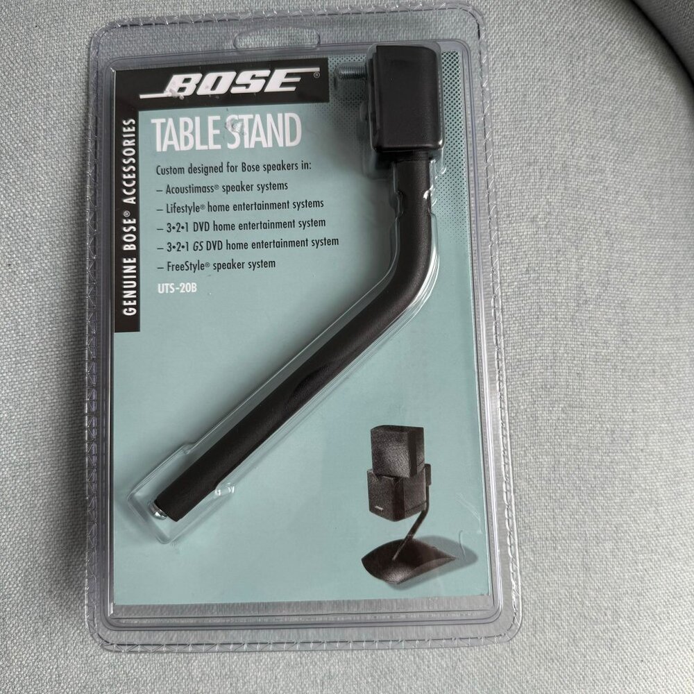 Bose Table Speaker Stand UTS-20B for Lifestyle & Acoustimass Speakers - New